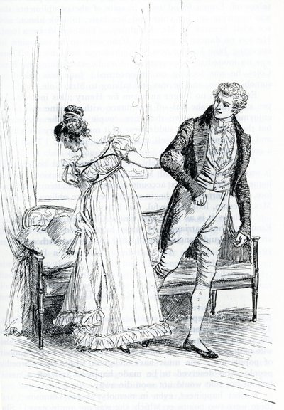 Franz Churchill und Emma von Hugh Thomson