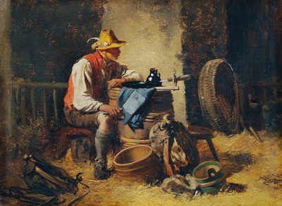 In der Scheune von Hugo Kauffmann