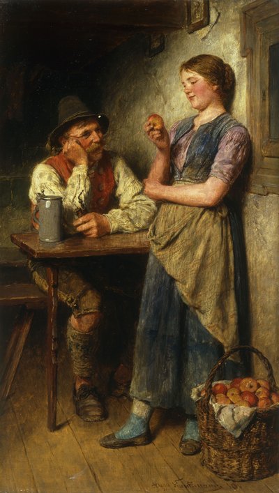 Der Apfel seines Auges, 1910 von Hugo Kauffmann