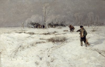 Jagd im Schnee von Hugo Muhlig