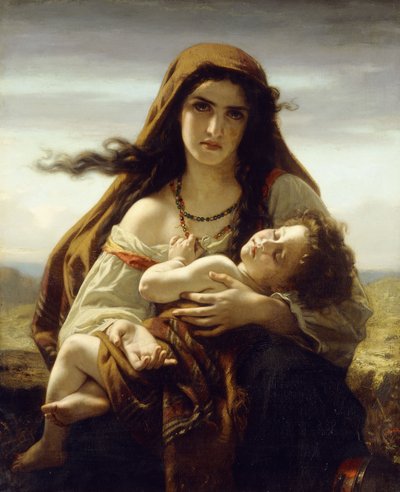 Mutter und Kind von Hugues Merle