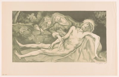 Beweinung Christi von Huib Luns (signed by artist)