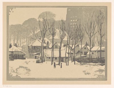 Vught im Schnee von Huib Luns