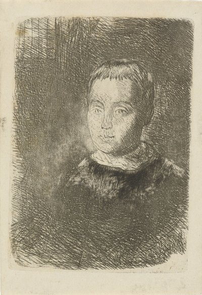 Porträt eines Jungen von Huib van Hove Bz