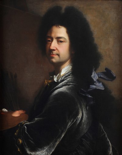 Selbstporträt, 1727 von Hyacinthe Francois Rigaud