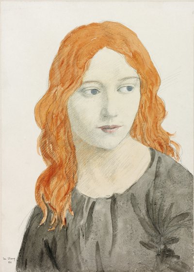 Rothaariges Mädchen von Ian Strang