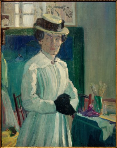 Selbstbildnis IV von Ida Gerhardi