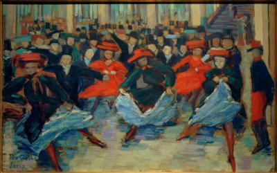 Tanzbild VIII (Can-Can Tänzerinnen bei Bullier) von Ida Gerhardi
