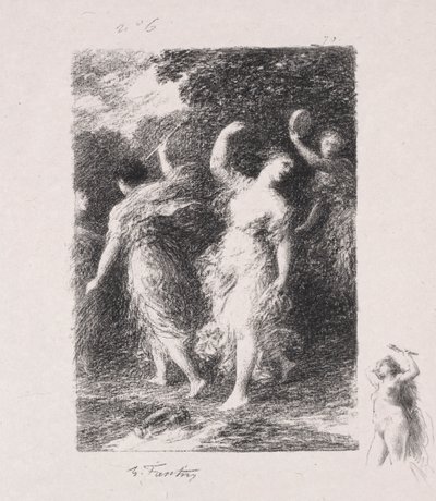 Bacchus von Ignace Henri Jean Fantin Latour