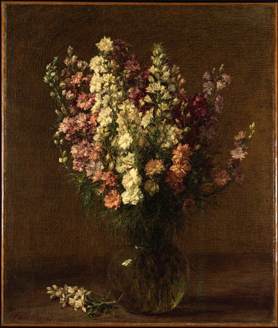 Rittersporn, 1887 von Ignace Henri Jean Fantin Latour