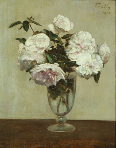 Rosa Rosen von Ignace Henri Jean Fantin Latour