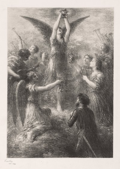 Vorspiel zu Lohengrin, 1898 von Ignace Henri Jean Fantin Latour
