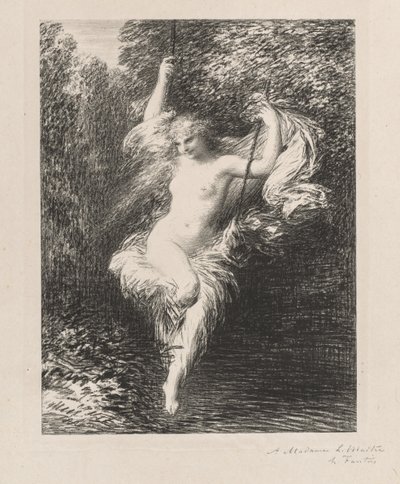 Sarah die Badende, 1892 von Ignace Henri Jean Fantin Latour