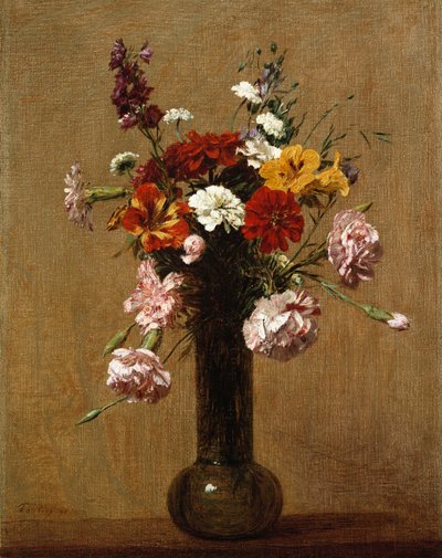 Kleiner Blumenstrauß, 1891 von Ignace Henri Jean Fantin Latour
