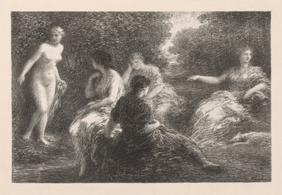 Die Badenden, 1896 von Ignace Henri Jean Fantin Latour