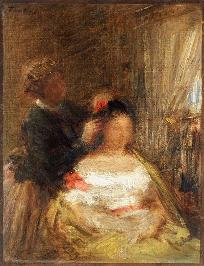 Der Friseur von Ignace Henri Jean Fantin Latour