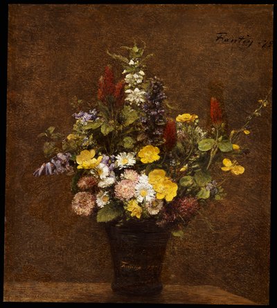 Wildblumen von Ignace Henri Jean Fantin Latour