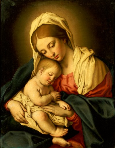 Die Madonna und das Kind von Il Sassoferrato