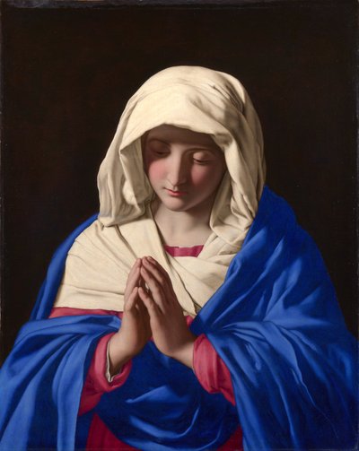 Die Jungfrau im Gebet, 1640-50 von Il Sassoferrato