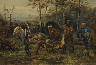 Holzdiebin von Illarion Mikhailovich Pryanishnikov