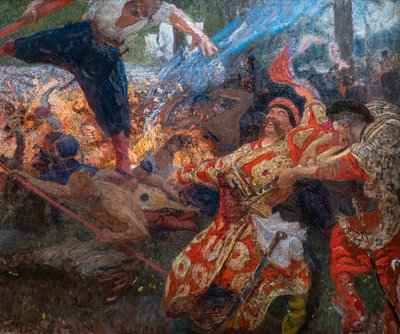 Gopak. Tanz der Saporoger Kosaken von Ilya Efimovich Repin