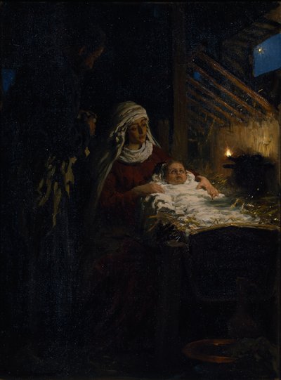 Geburt Christi, 1890 von Ilya Efimovich Repin