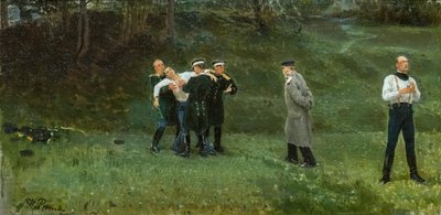 Das Duell von Ilya Efimovich Repin
