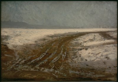 Weg (Straße im Schnee) von Ilya Efimovich Repin