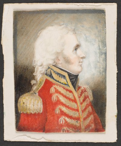 Leutnant John Malcolm, Madras Armee, um 1795 von Indian School
