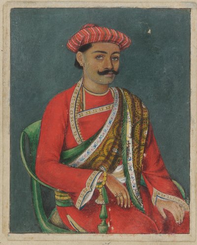 Porträt eines jungen Mannes von Indian School