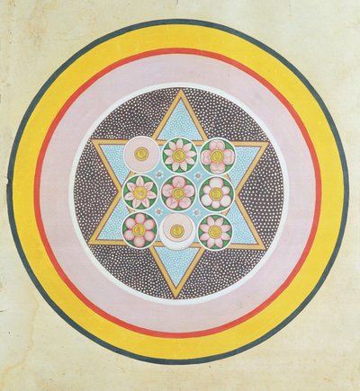 Tantrisches Stern-Design von Indian School