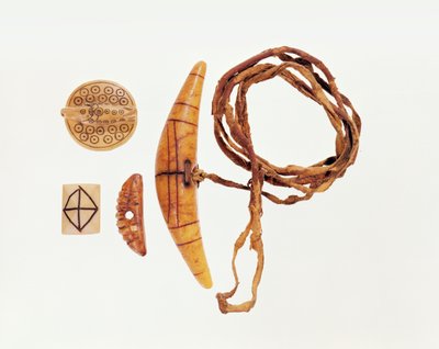 Inuit-Fischereiausrüstung von Inuit School