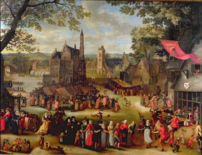 Ein flämisches Fest von Isaac Claesz Swanenburgh