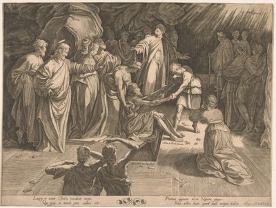 Auferweckung des Lazarus von Isaac Duchemin