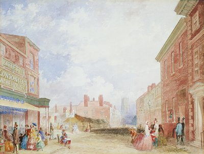 Ansicht von Kirkgate, Leeds von Isaac Fountain