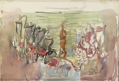 Künstler auf der Bühne von Isaac Israels