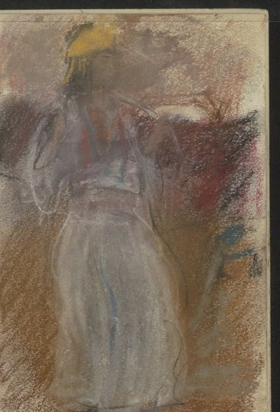 Stehende Frau in orientalischer Kleidung von Isaac Israels