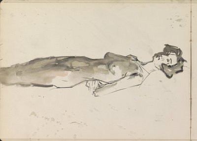 Stehender weiblicher Akt von Isaac Israels