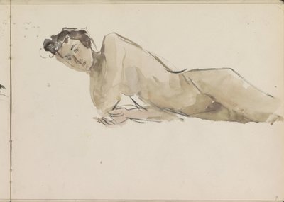 Stehender weiblicher Akt von Isaac Israels