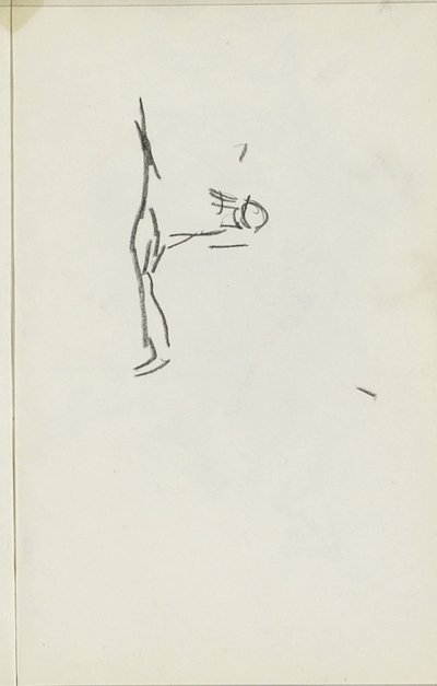 Studie, möglicherweise eine Figurenstudie von Isaac Israels