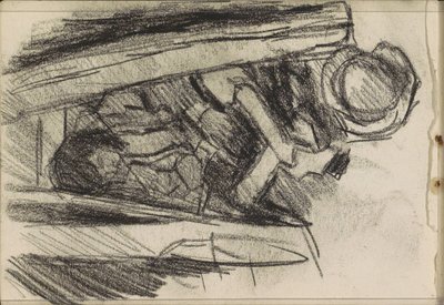 Sitzender junger Mann von Isaac Israels