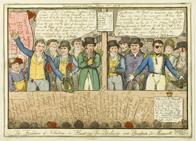 Die Freiheit der Wahl von Isaac Robert Cruikshank