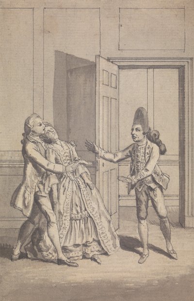Unidentifizierte Zeitschrift / Theaterillustration von Isaac Taylor