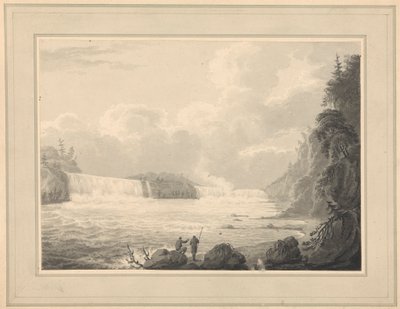 Ansicht der Niagarafälle von Isaac Weld