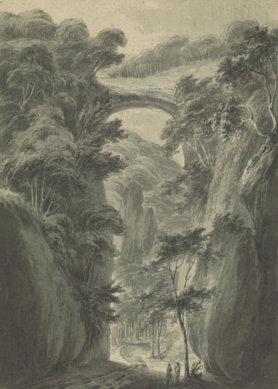 Ansicht der Felsenbrücke von Isaac Weld