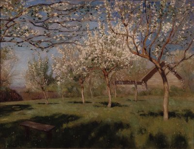 Blühende Apfelbäume von Isaak Ilyich Levitan