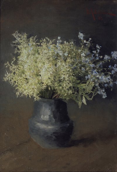 Wilde Veilchen und Vergissmeinnicht, 1889 von Isaak Ilyich Levitan