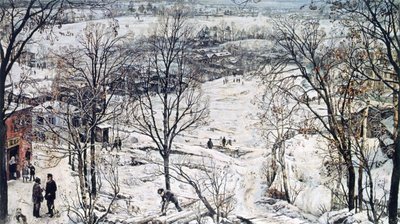 Landschaft im Winter von Isaak Israilevich Brodsky