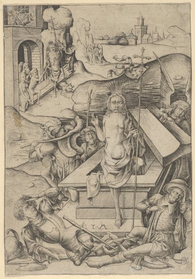 Die Auferstehung, n.d. von Israhel van Meckenem