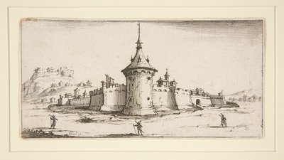 Ein Bollwerk oder eine Befestigung von Israël Henriet